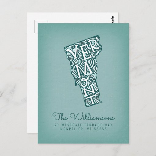 We've Moved New Address Vermont Postcard Zazzle