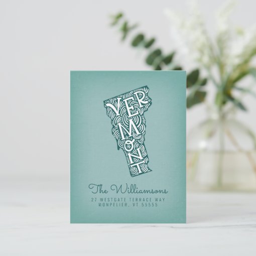 We've Moved New Address Vermont Postcard Zazzle