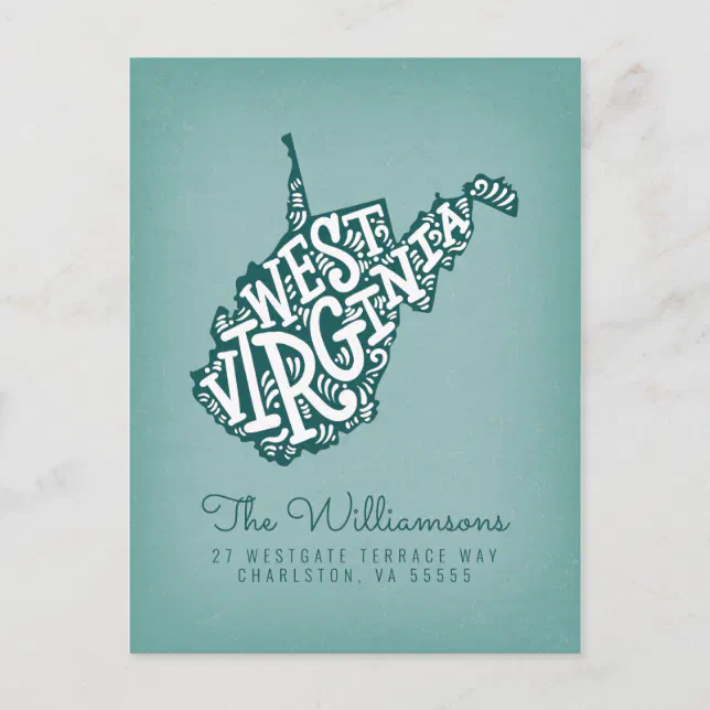 We've Moved New Address West Virginia Postcard Zazzle
