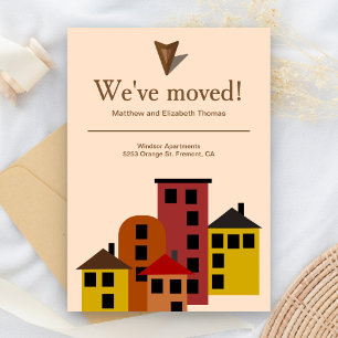 We've Moved New Apartment Moving Announcement