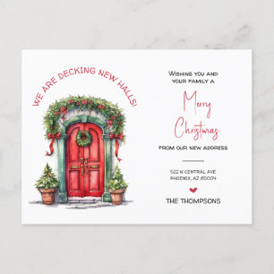 We've Moved New Home Christmas Moving Announcement