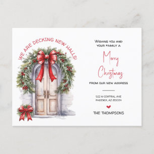 We've Moved New Home Christmas Moving Announcement