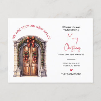 We've Moved New Home Christmas Moving Announcement