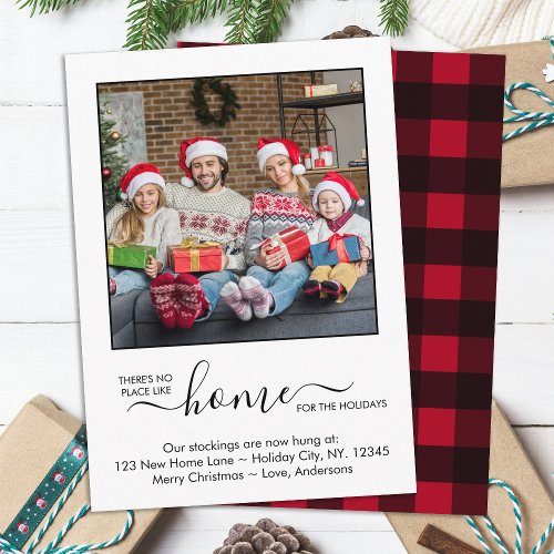 Weve Moved New Home Custom Photo Holiday Moving E Enclosure Card