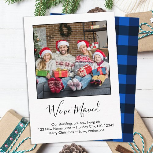 Weve Moved New Home Custom Photo Holiday Moving Enclosure Card