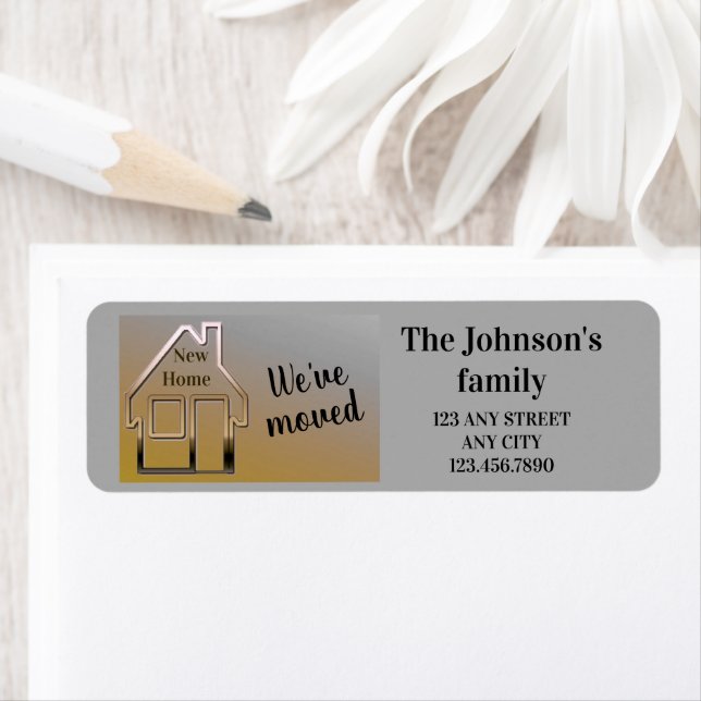 We've moved, new home,  label (Insitu)