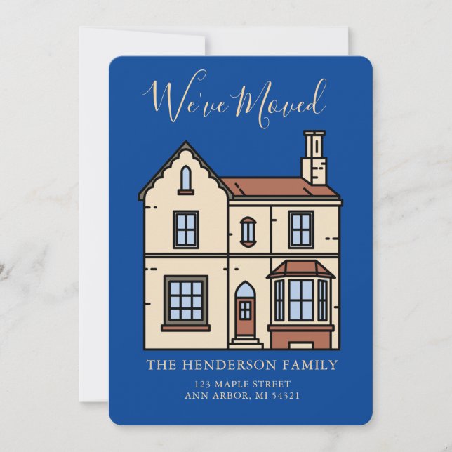 We've Moved New Home Moving Announcement (Front)