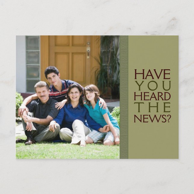 We've Moved! New Home Photo Postcard (Front)