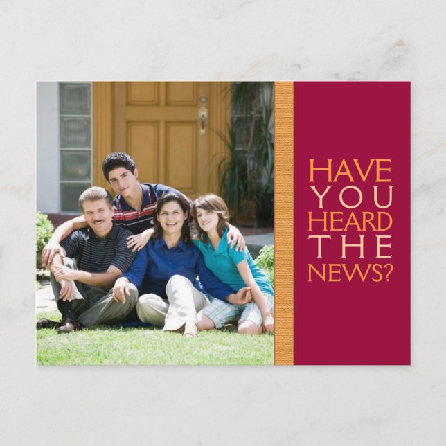 We've Moved! New Home Photo Postcard (Front)