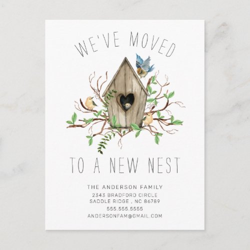 Weve Moved New Nest Moving Announcement