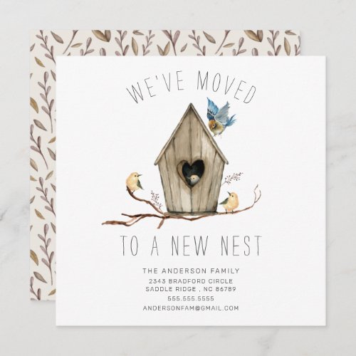 Weve Moved New Nest Moving Announcement