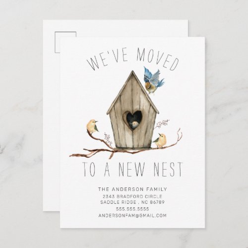 Weve Moved New Nest Moving Announcement