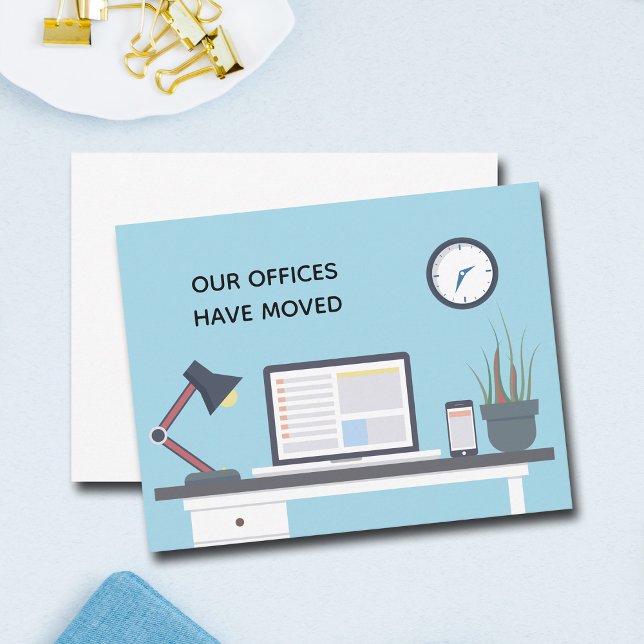 We've Moved Offices Modern Business Address Change Announcement (Creator Uploaded)