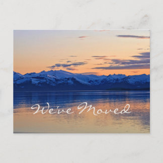 We've Moved on Beautiful Coast! Address Change Announcement Postcard