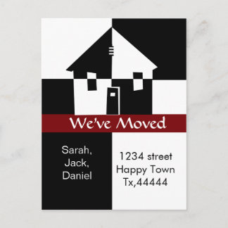 we've moved postcard