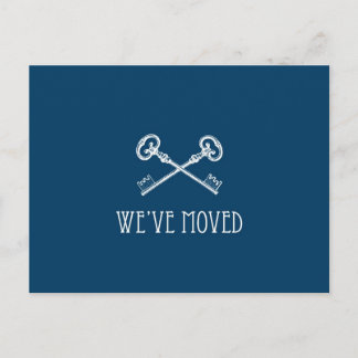 We've Moved Postcard