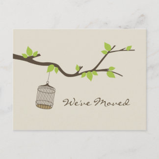 We've Moved postcard