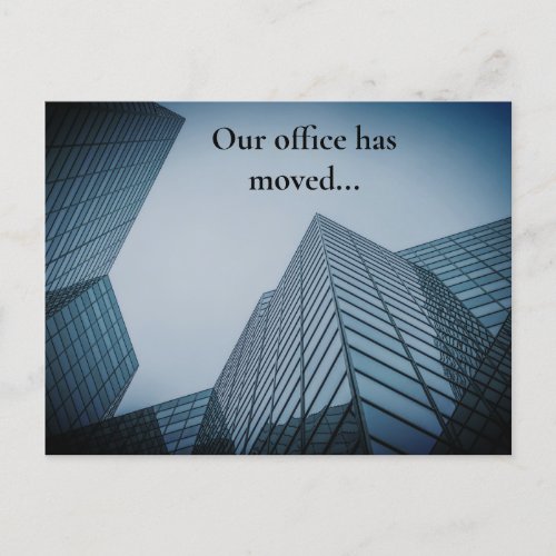 Weve Moved Professional Office Building Custom Postcard
