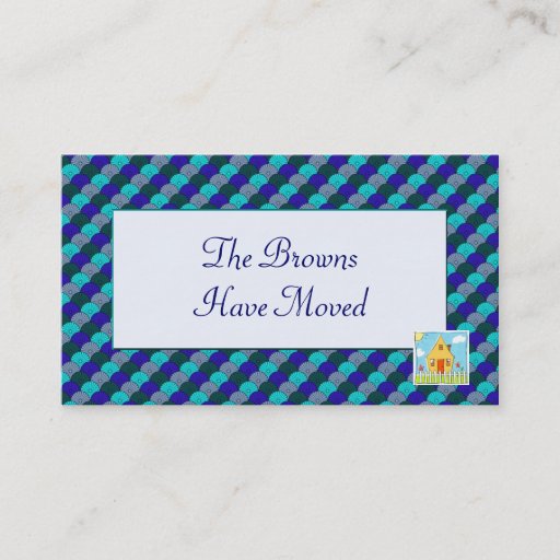 Customizable We've Moved Profile Card Template Business Card Templates