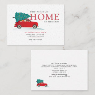 We've Moved To A New Holiday Home Moving Note Card