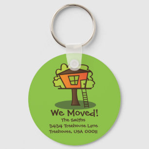 We've Moved to a Playhouse! Keychain