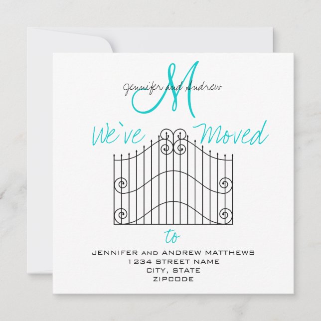 We've Moved to New Address Announcement (Front)