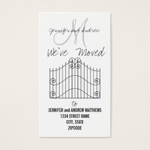 new business announcement cards