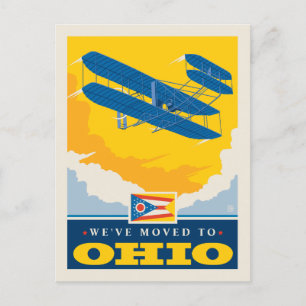 We've Moved To Ohio Invitation Postcard