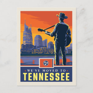 We've Moved To Tennessee Invitation Postcard