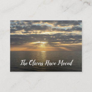 We've Moved to the Beach Photo Insert Card