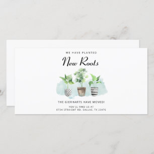 We've Moved Watercolor Change of Address Moving Announcement