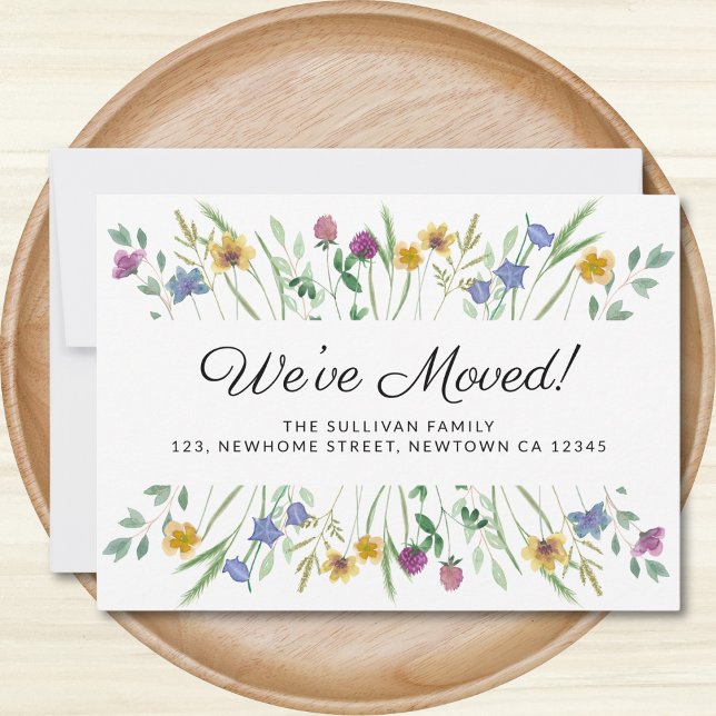  We've Moved Wildflower Moving Announcement (Creator Uploaded)