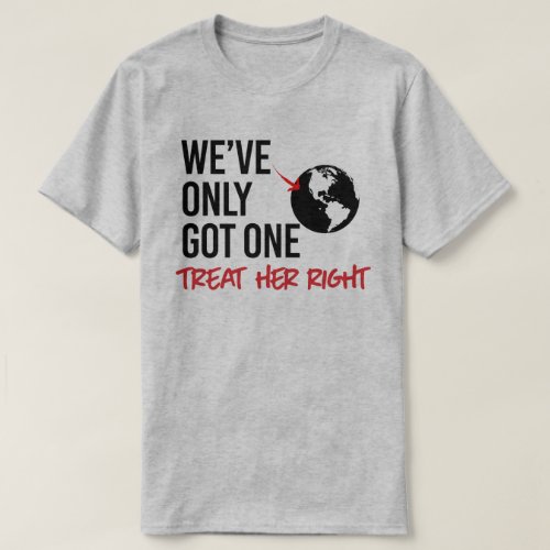 Weve only got one earth T_Shirt