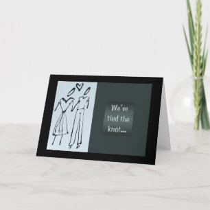 We've Tied The Knot... Wedding Announcement