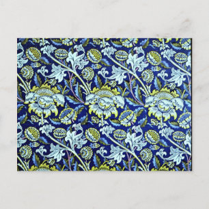 Wey, vintage pattern by William Morris Postcard