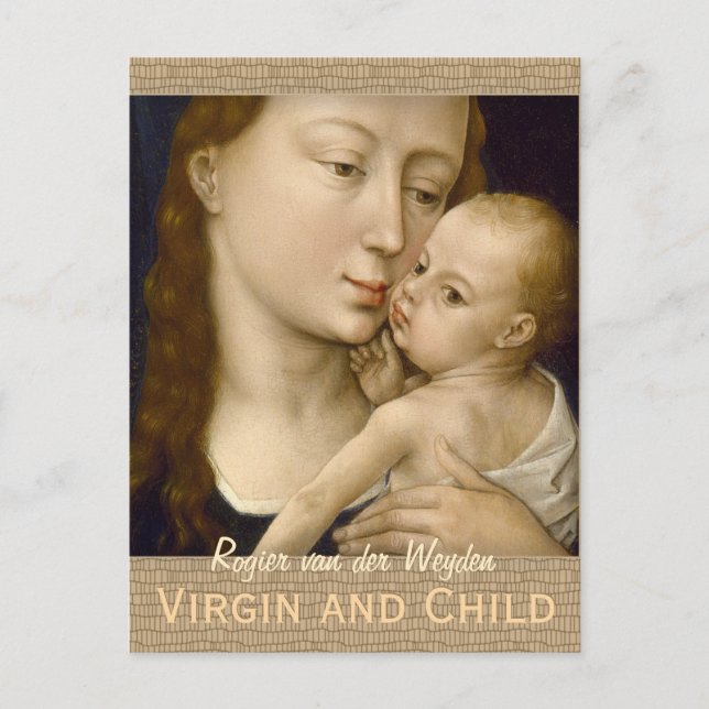 Weyden Virgin and Child CC0668 Postcard (Front)