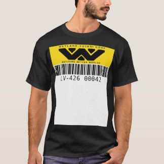 Weyland Yutani Asset tag TShirt