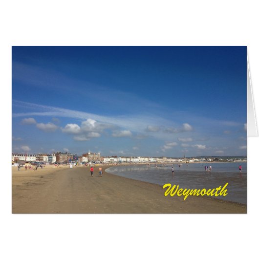 Weymouth Beach Cards (Front Horizontal)