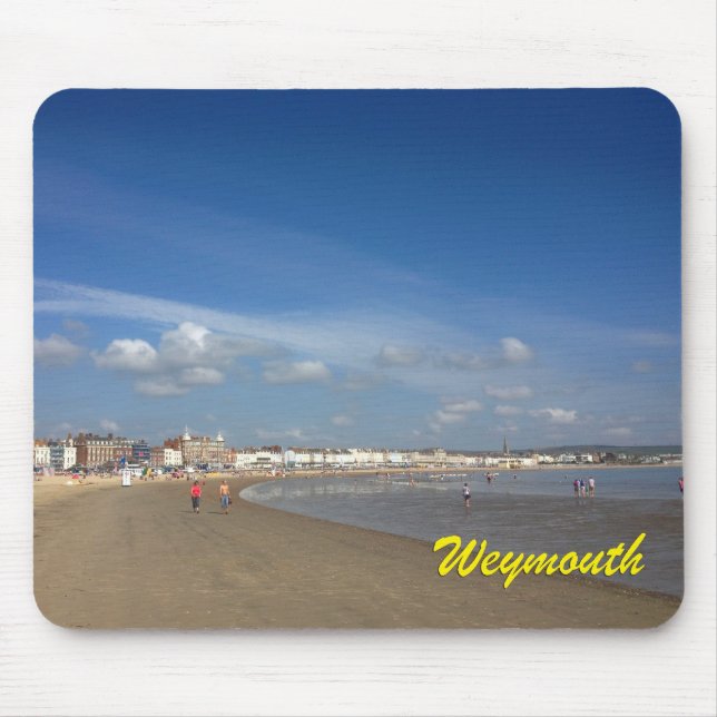Weymouth Beach Mouse Pad (Front)