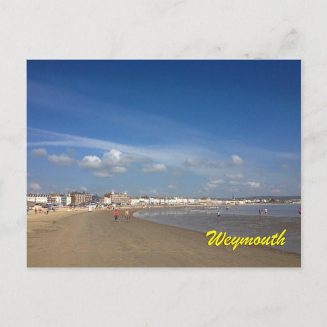 Weymouth Beach Postcard (Front)