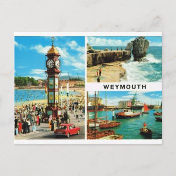 Weymouth Multiview 1ç50 Postcard by windsorprints at Zazzle