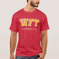 WTF Washington Team of Football Football Active T-Shirt | Redbubble