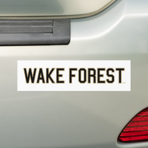 WFU Wake Forest Bumper Sticker