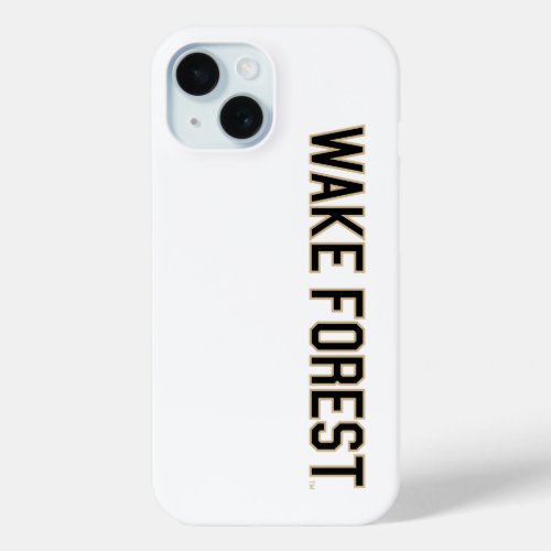 WFU  Wake Forest iPhone 15 Case