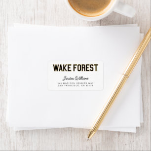 WFU Wake Forest Label