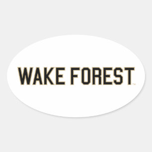 WFU Wake Forest Oval Sticker