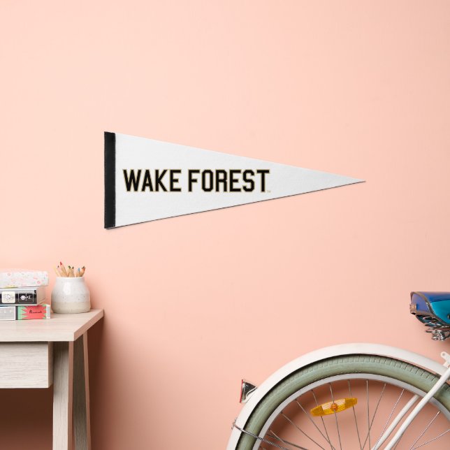 WFU | Wake Forest Pennant Flag (Front)