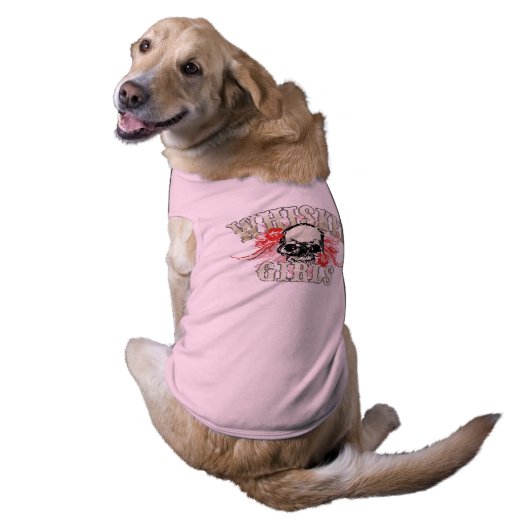 WG Flower Skull Pup Shirt (Back)