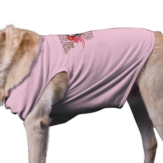 WG Flower Skull Pup Shirt (Side)