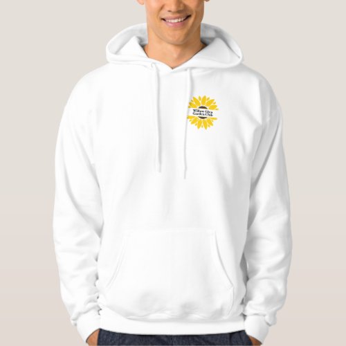 WGGC Size Large White Hoodie Sweatshirt